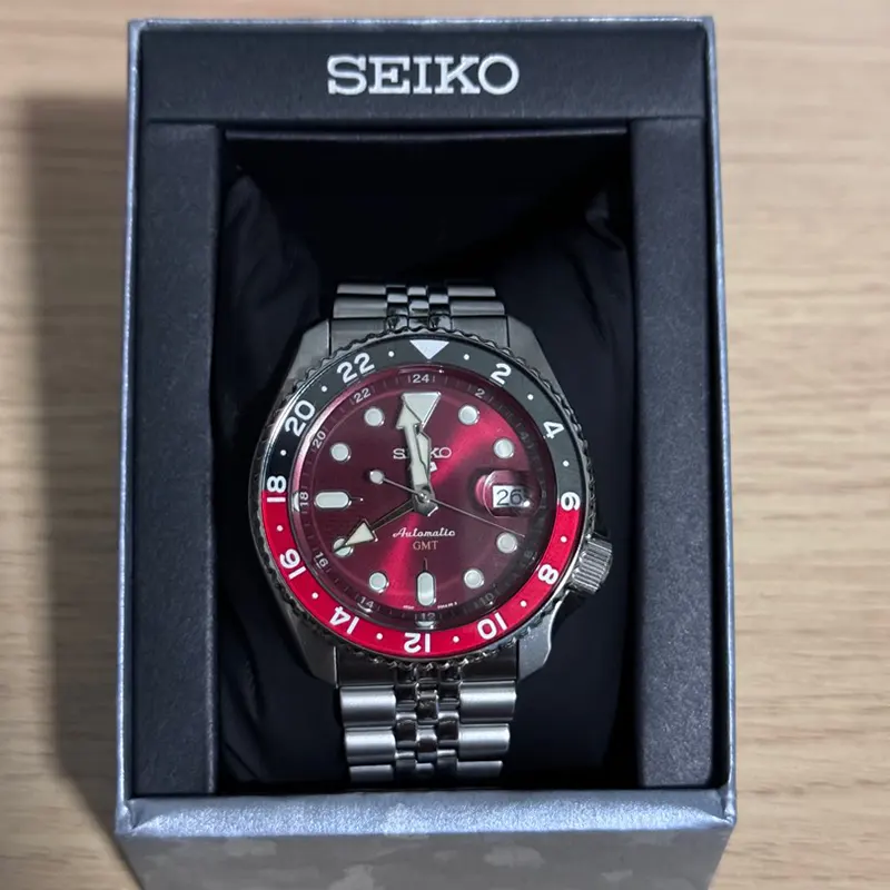 Seiko 5 Sports GMT Red Passion Limited Edition Men’s Watch- SSK031K1